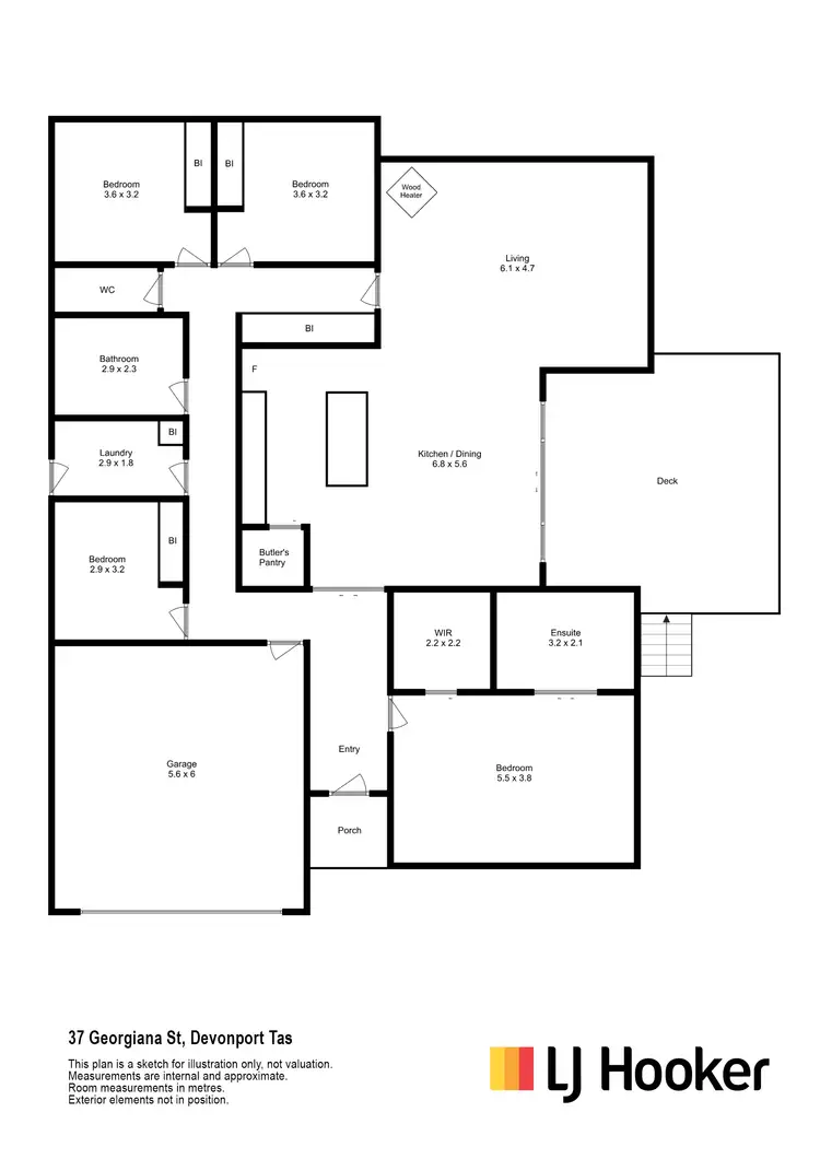 Floorplan of Homely house listing, 37 Georgiana Street, Devonport TAS 7310