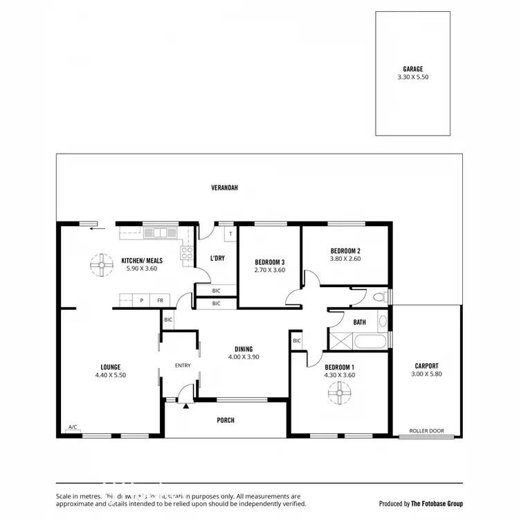 Floorplan of Homely house listing, 72 Crozier Avenue, Newton SA 5074