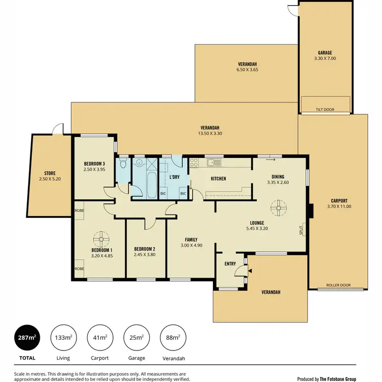 Floorplan of Homely house listing, 61 Kalbeeba Road, Kalbeeba SA 5118