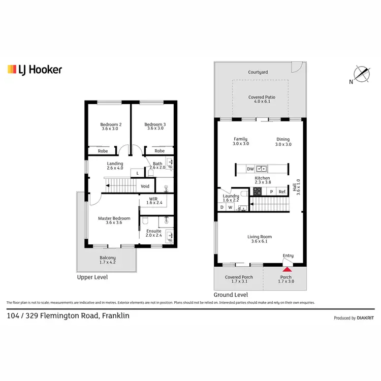 Floorplan of Homely townhouse listing, 104/329 Flemington Road, Franklin ACT 2913