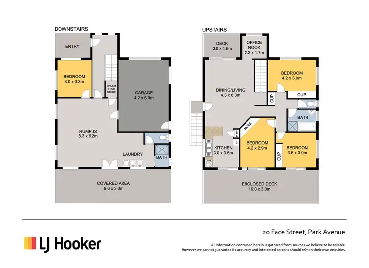 Floorplan of Homely house listing, 20 Face Street, Park Avenue QLD 4701