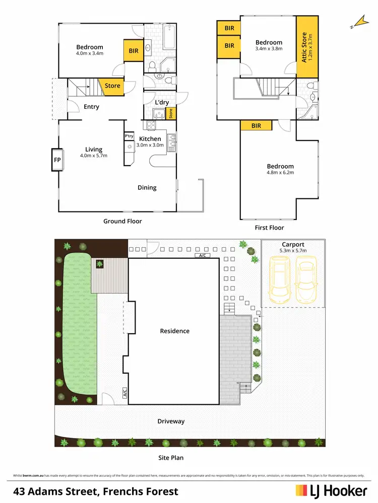 Floorplan of Homely house listing, 43 Adams Street, Frenchs Forest NSW 2086