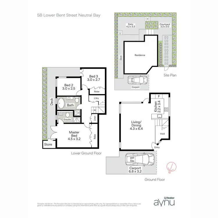Floorplan of Homely house listing, 5B Lower Bent Street, Neutral Bay NSW 2089
