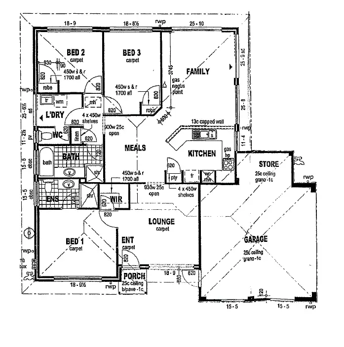 Floorplan of Homely villa listing, 1/181 Epsom Avenue, Redcliffe WA 6104