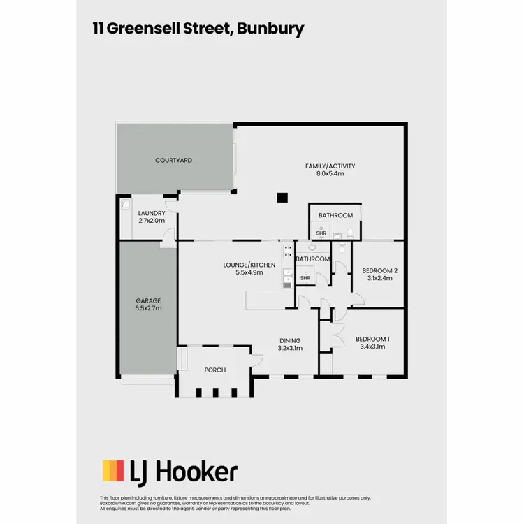 Floorplan of Homely house listing, 11 Greensell Street, Bunbury WA 6230