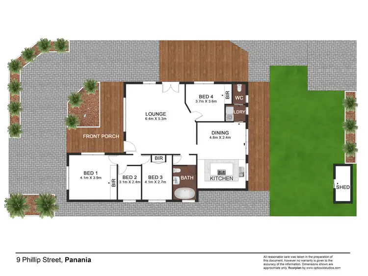 Floorplan of Homely house listing, 9 Phillip Street, Panania NSW 2213
