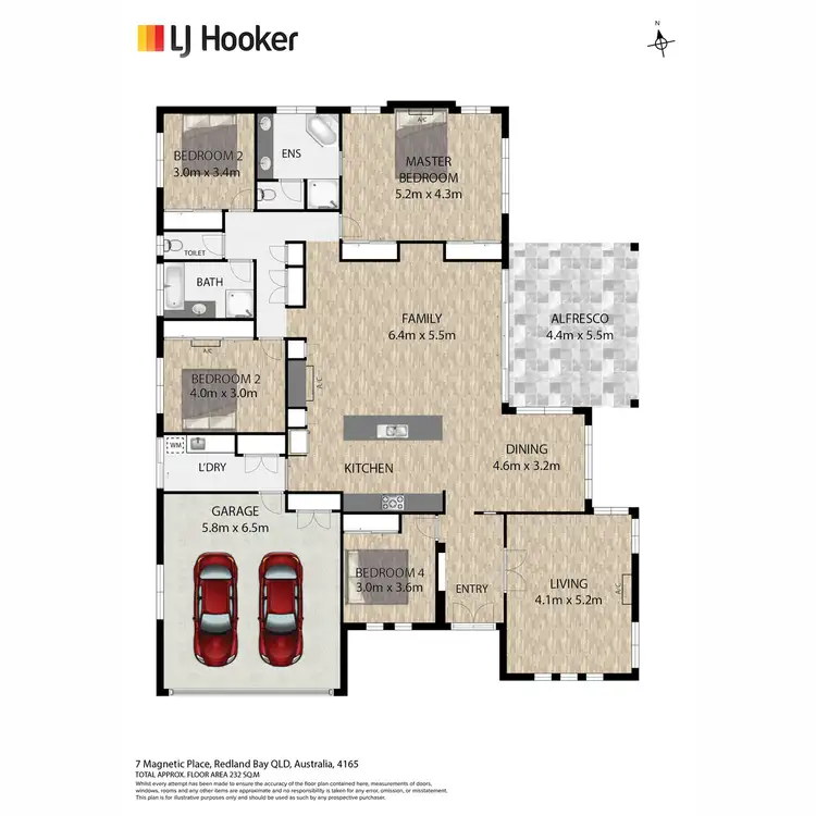 Floorplan of Homely house listing, 7 Magnetic Place, Redland Bay QLD 4165