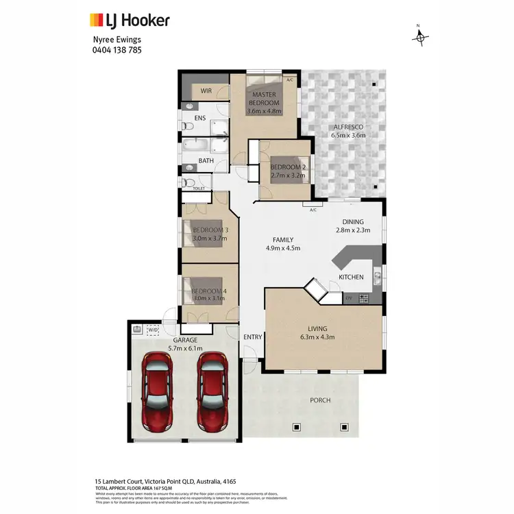Floorplan of Homely house listing, 15 Lambert Court, Victoria Point QLD 4165