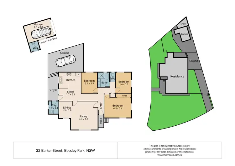 Floorplan of Homely house listing, 32 Barker Street, Bossley Park NSW 2176