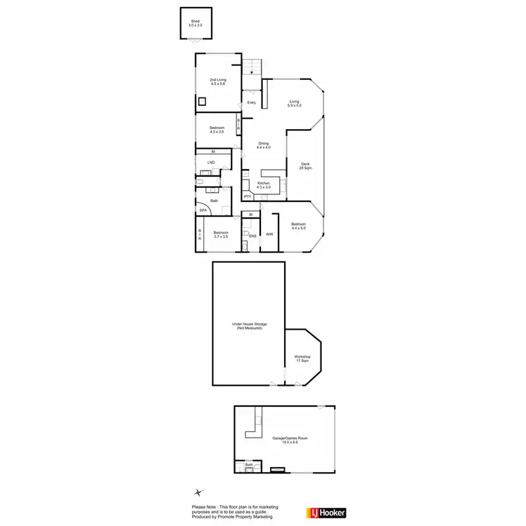 Floorplan of Homely house listing, 1 Akamas Drive, Granton TAS 7030
