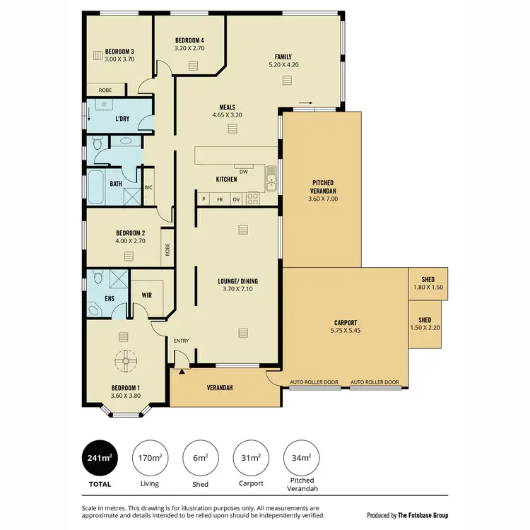 Floorplan of Homely house listing, 1 Silcock Circuit, Greenwith SA 5125