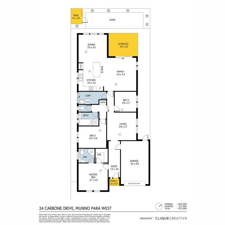 Floorplan of Homely house listing, 24 Carbone Drive, Munno Para West SA 5115