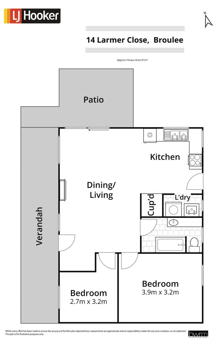 Floorplan of Homely house listing, 14 Larmer Close, Broulee NSW 2537