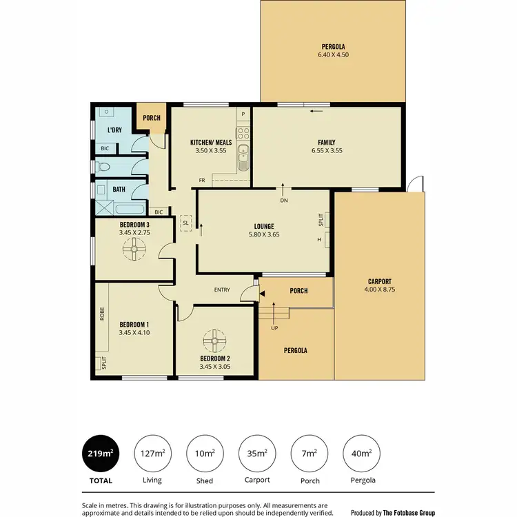 Floorplan of Homely house listing, 8 Vicki Avenue, Salisbury East SA 5109