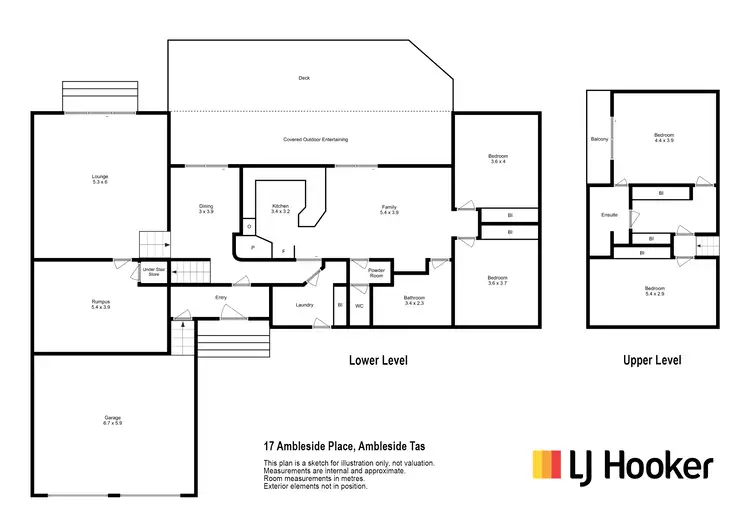 Floorplan of Homely house listing, 17 Ambleside Place, Ambleside TAS 7310