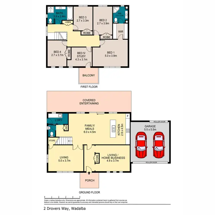Floorplan of Homely house listing, 2 Drovers Way, Wadalba NSW 2259