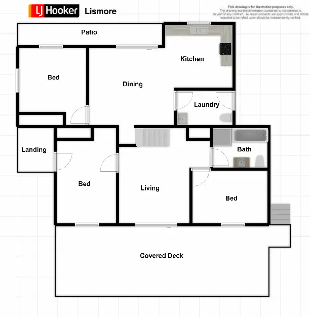 Floorplan of Homely house listing, 13 Shearman Drive, Goonellabah NSW 2480