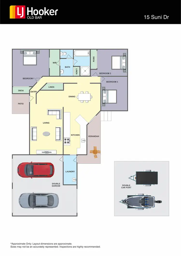Floorplan of Homely house listing, 15 Suni Drive, Old Bar NSW 2430