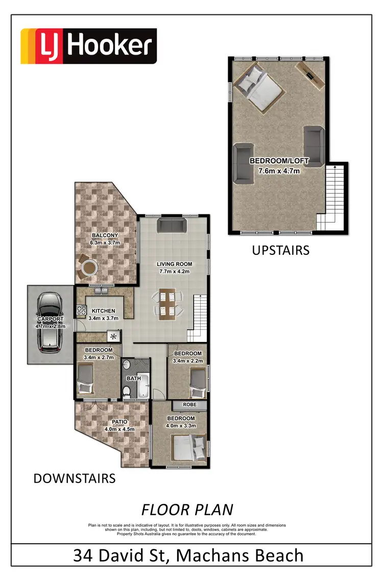 Floorplan of Homely house listing, 34 David Street, Machans Beach QLD 4878