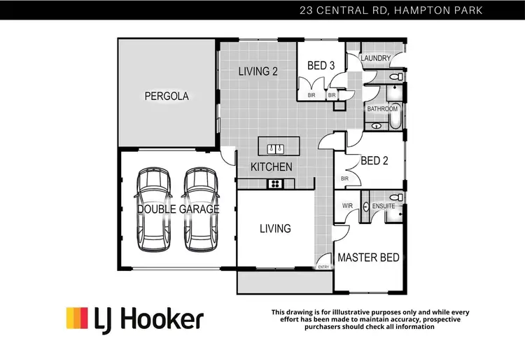 Floorplan of Homely house listing, 23 Central Road, Hampton Park VIC 3976