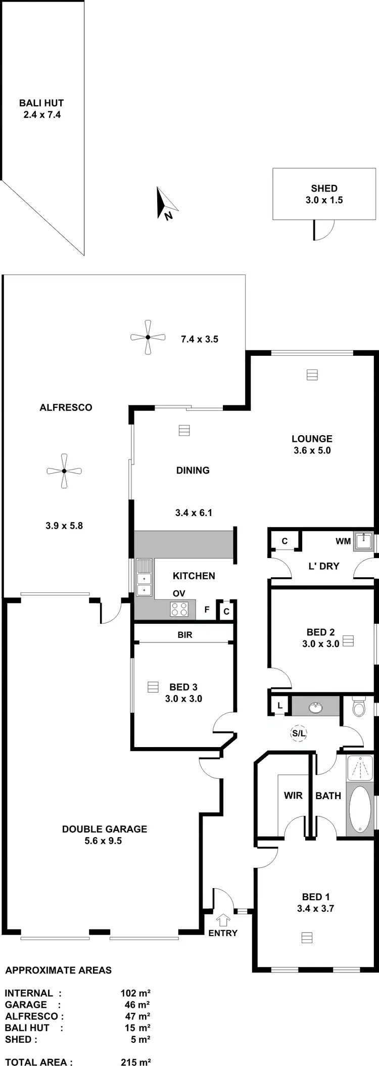 Floorplan of Homely house listing, 11 Westwood Boulevard, Ferryden Park SA 5010