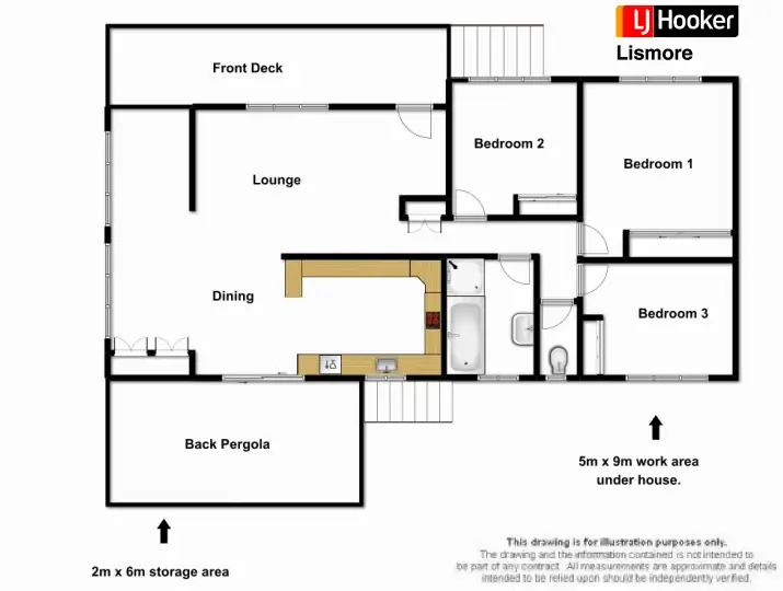 Floorplan of Homely house listing, 6 Bruxner Crescent, Goonellabah NSW 2480