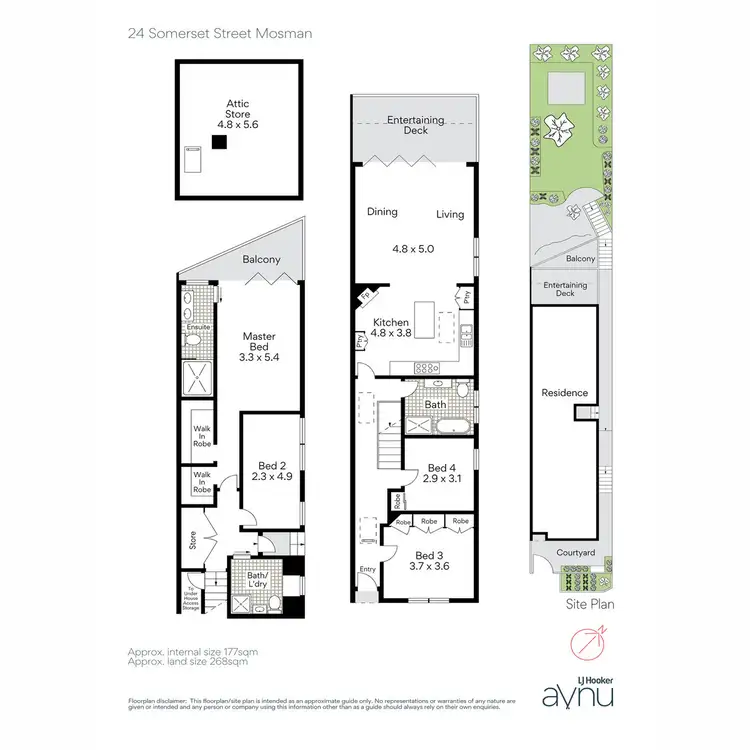 Floorplan of Homely house listing, 24 Somerset Street, Mosman NSW 2088
