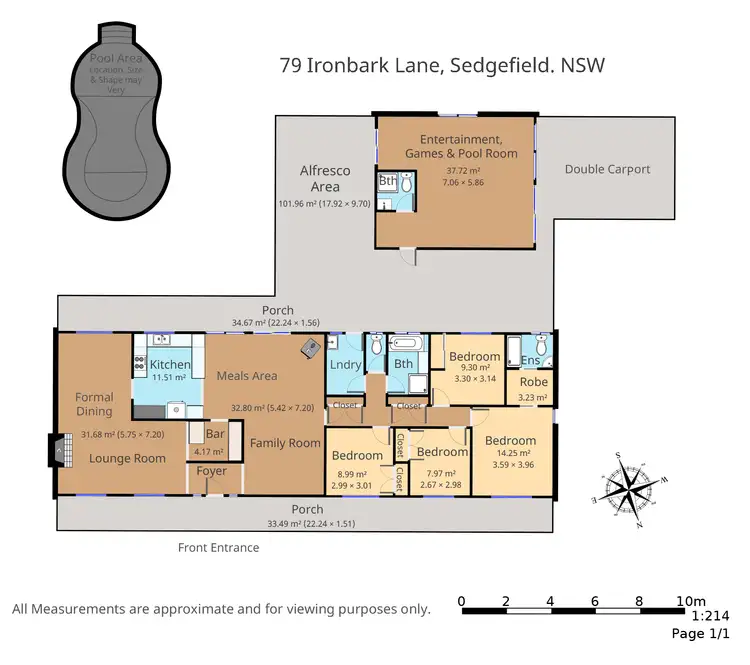 Floorplan of Homely rural property listing, 79 Ironbark Lane, Singleton NSW 2330
