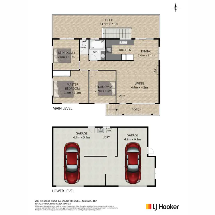 Floorplan of Homely house listing, 286 Finucane Road, Alexandra Hills QLD 4161