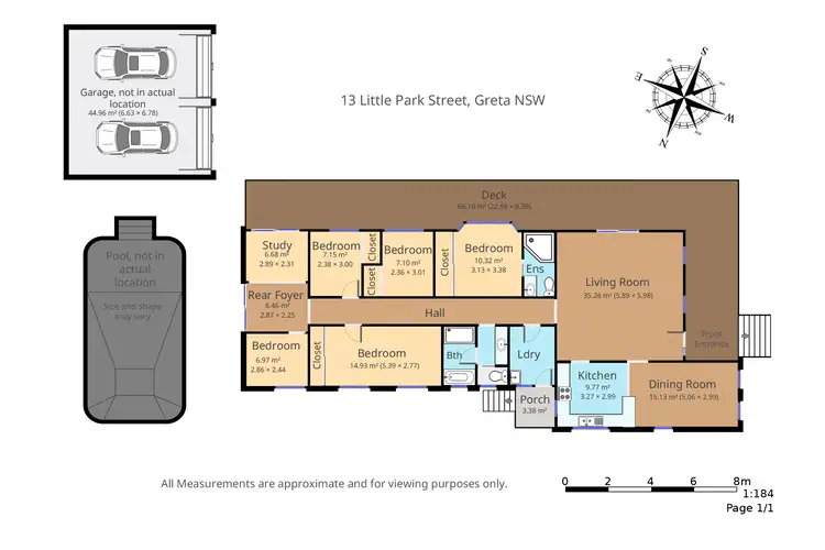 Floorplan of Homely house listing, 13 Little Park Street, Greta NSW 2334