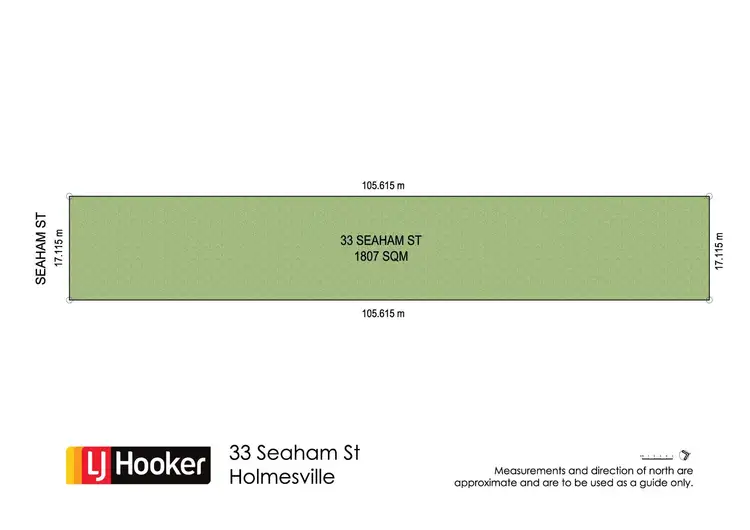 Floorplan of Homely land listing, 33 Seaham Street, Holmesville NSW 2286