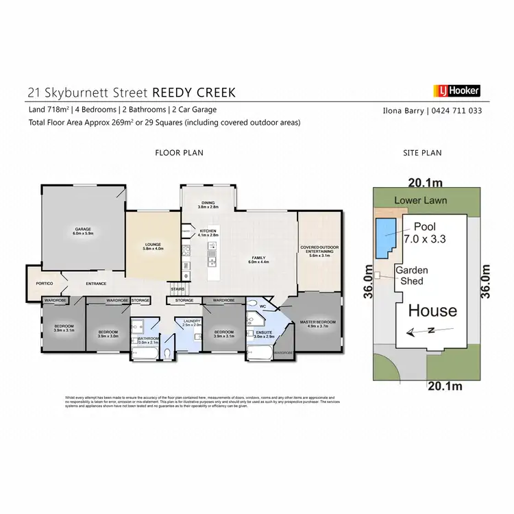 Floorplan of Homely house listing, 21 Skyburnett Street, Reedy Creek QLD 4227