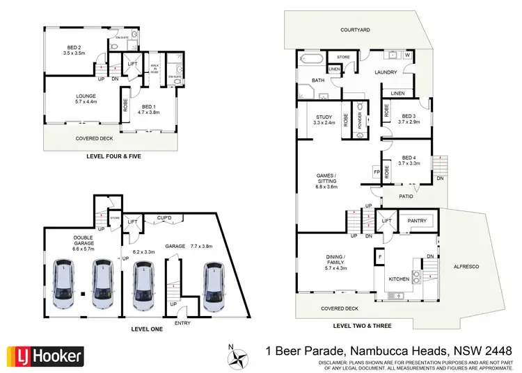 Floorplan of Homely house listing, 1 Beer Parade, Nambucca Heads NSW 2448