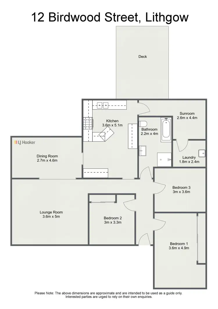 Floorplan of Homely house listing, 12 Birdwood Street, Lithgow NSW 2790