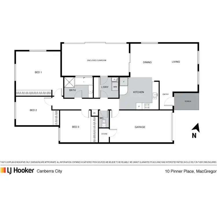 Floorplan of Homely house listing, 10 Pinner Place, Macgregor ACT 2615