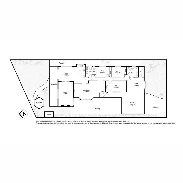 Floorplan of Homely house listing, 23 Seabrook Boulevard, Seabrook VIC 3028