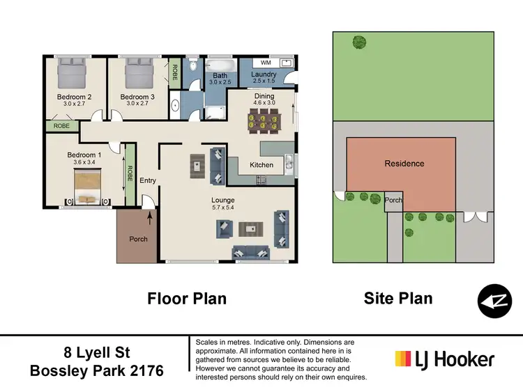 Floorplan of Homely house listing, 8 Lyell Street, Bossley Park NSW 2176