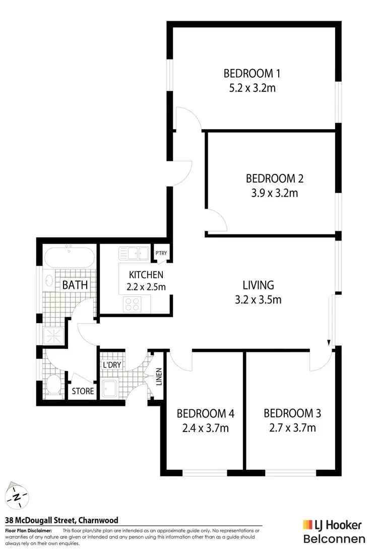 Floorplan of Homely house listing, 38 McDougall Street, Charnwood ACT 2615