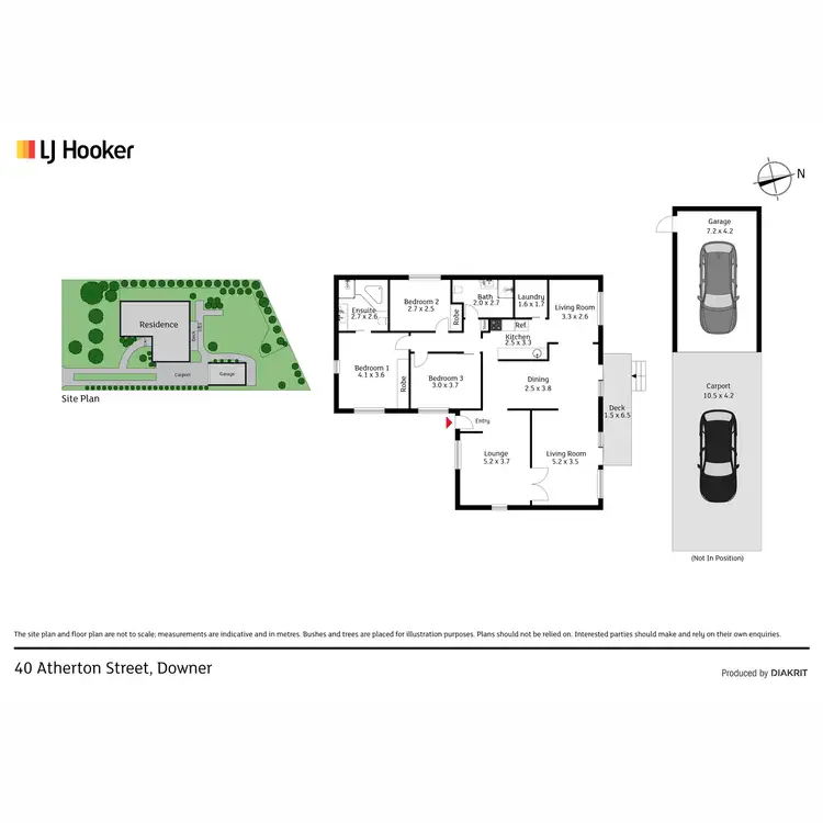 Floorplan of Homely house listing, 40 Atherton Street, Downer ACT 2602