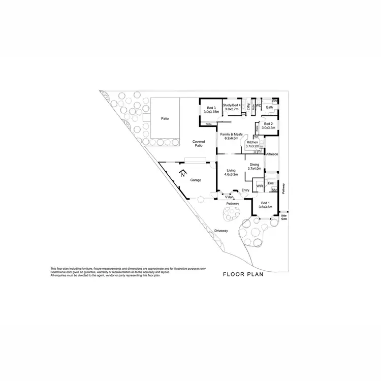 Floorplan of Homely house listing, 12 Greylea Grove, Seabrook VIC 3028