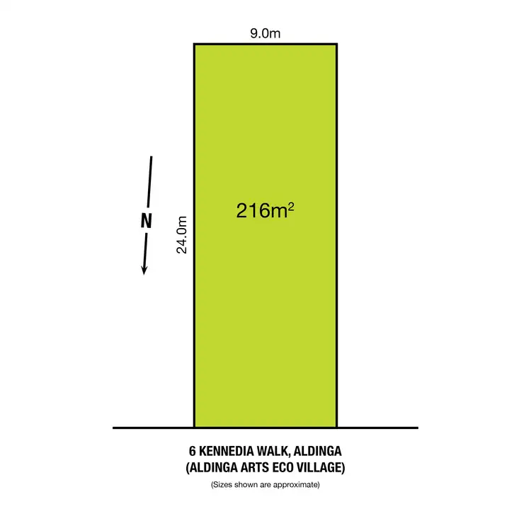 Floorplan of Homely land listing, 6 Kennedia Walk, Aldinga SA 5173