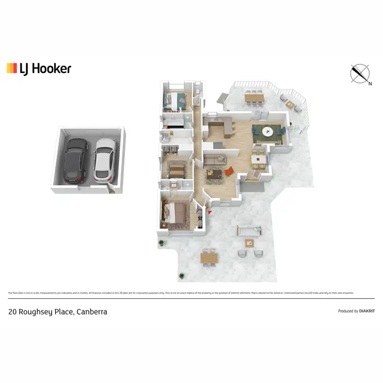 Floorplan of Homely house listing, 20 Roughsey Place, Conder ACT 2906
