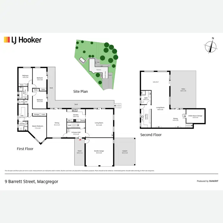 Floorplan of Homely house listing, 9 Barrett Street, Macgregor ACT 2615