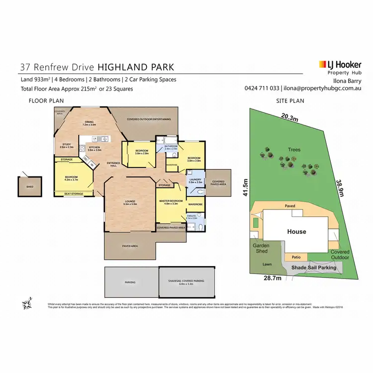 Floorplan of Homely house listing, 37 Renfrew Drive, Highland Park QLD 4211