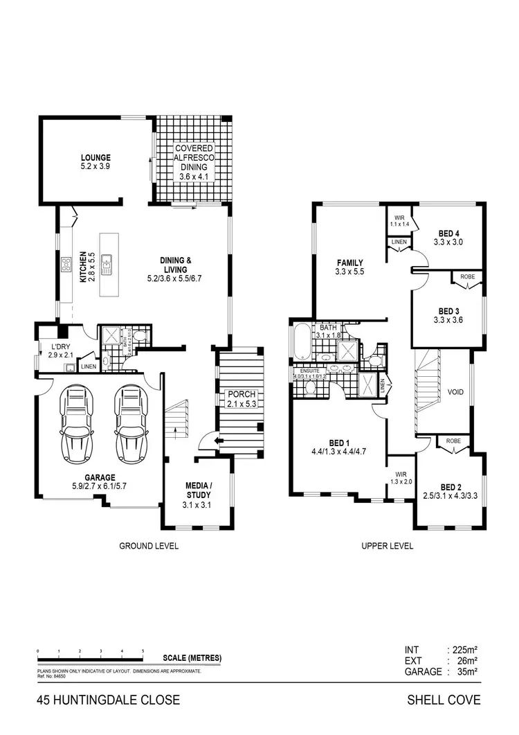 Floorplan of Homely house listing, 45 Huntingdale Close, Shell Cove NSW 2529