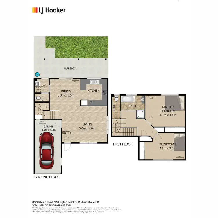 Floorplan of Homely townhouse listing, 8/299 Main Road, Wellington Point QLD 4160
