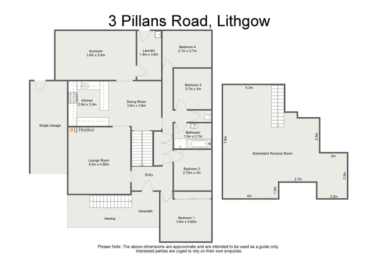 Floorplan of Homely house listing, 3 Pillans Road, Lithgow NSW 2790