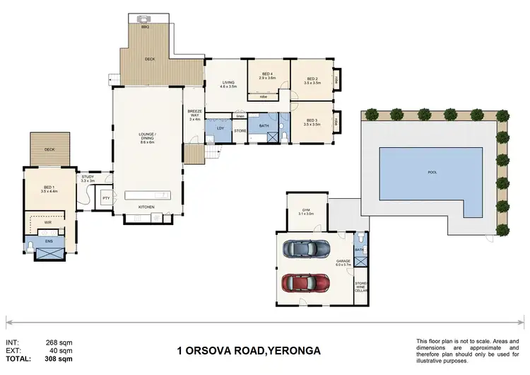 Floorplan of Homely house listing, 1 Orsova Road, Yeronga QLD 4104