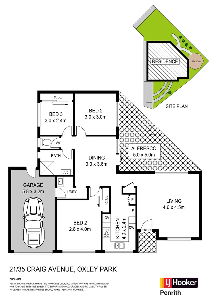 Floorplan of Homely house listing, 21/35 Craig Avenue, Oxley Park NSW 2760