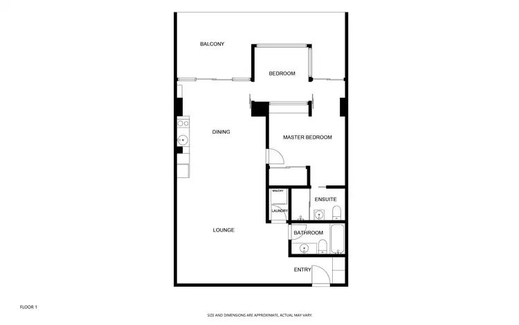 Floorplan of Homely apartment listing, Apartment 3103/2-22 Veivers Road, Palm Cove QLD 4879